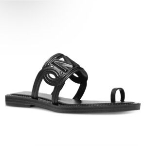 NWT MICHAEL Michael Kors
Women's Alma Logo-Strap Flat Sandals